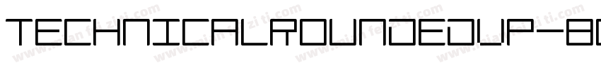 TechnicalRoundedVP-Bold Regular字体转换